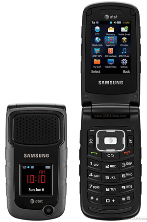 Samsung Rugby II A847 Black at T Cellular Phone